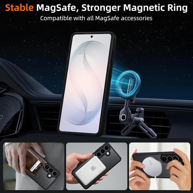 Detalle 1 de Oelrstfe Galaxy S26 cover MagSafe, 2 pezzi