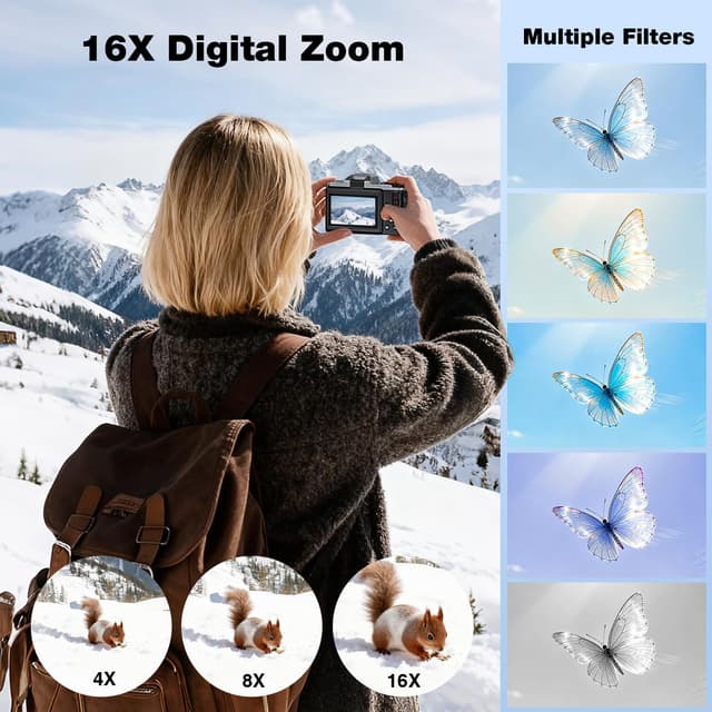 Thumbnail 5 de Unknown 4K 64MP Vlogging Camera 32GB