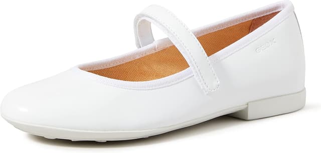 Detalle de Geox Mädchen Jr Plie’ A-Ballerinas aus Synthetik mit Gummiverschluss