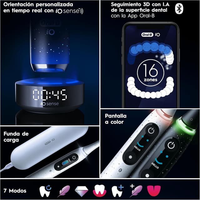 Thumbnail 5 de Oral-B iO 10 negro, cepillo eléctrico 3h