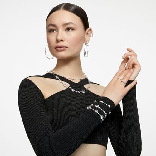 Thumbnail 5 de Swarovski Pendientes Millenia Blancos Octogonales 💎