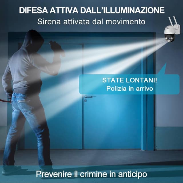 Detalle 1 de GENBOLT 4G LTE telecamera esterna con SIM