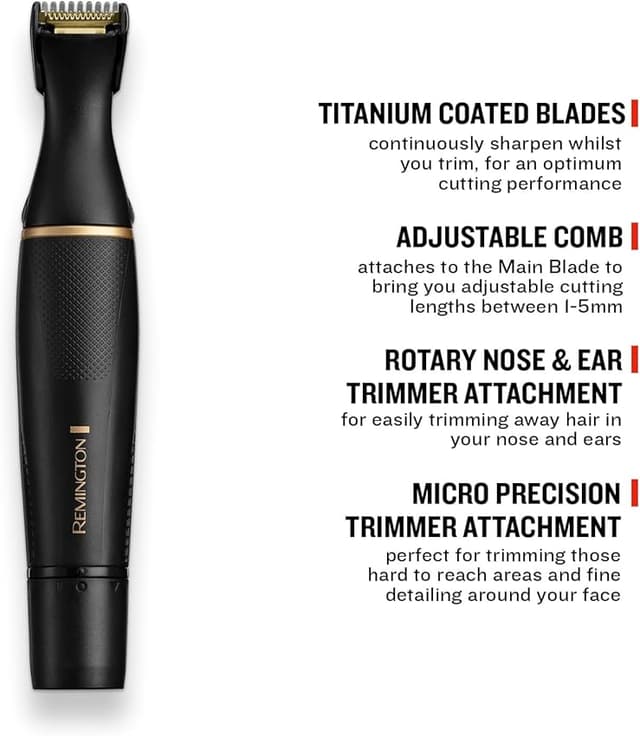 Detalle de Remington NE7000 Cortapelos Nariz y Orejas ✂