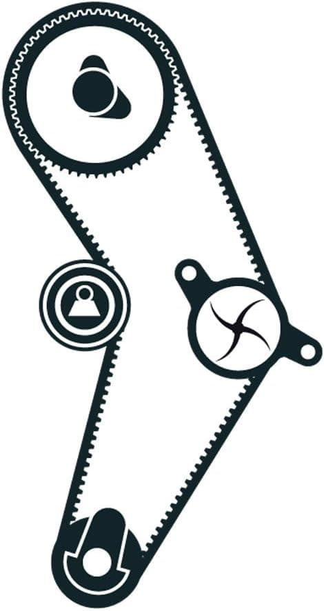 Detalle 1 de SKF VKMC 02204-3 kit tendicinghia con pompa acqua: per il rifacimento completo di distribuzione e raffreddamento