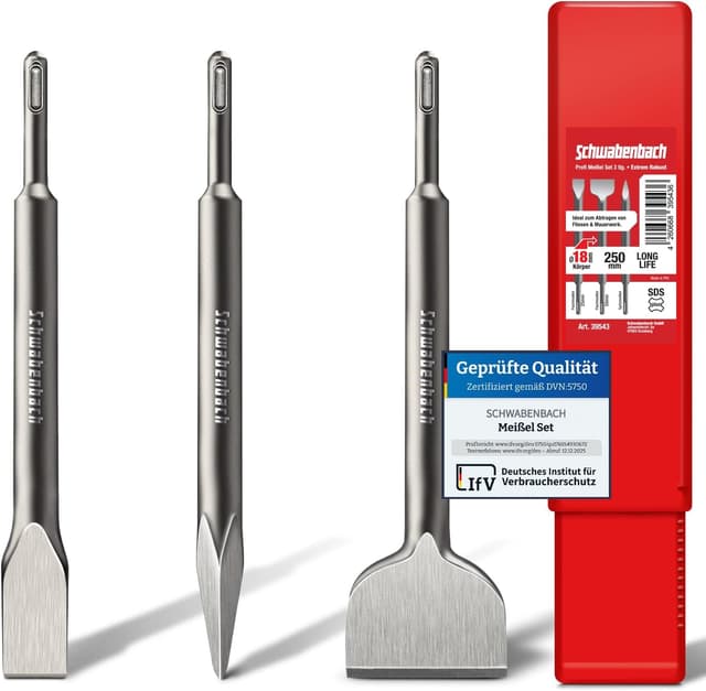 Detalle de SCHWABENBACH scalpelli SDS Plus 250 mm 3 pz