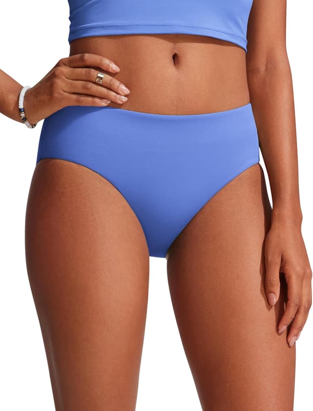 Detalle de CRZ YOGA slip bikini donna a vita media con copertura totale e asciugatura rapida