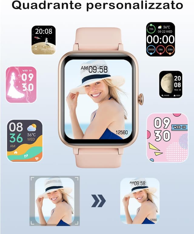 Thumbnail 6 de GRV Smartwatch Donna 100 modalità Rosa