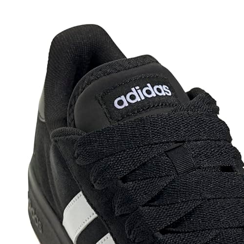 Detalle 2 de adidas Grand Court Base 00s para hombre (Core Black/FTWR White/Gum 3) con cordones, 42 EU