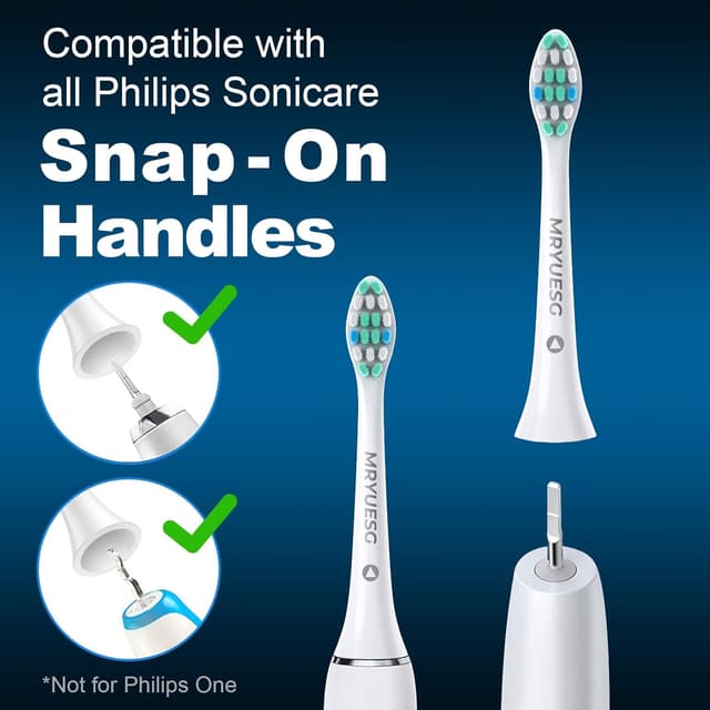 Thumbnail 1 de MRYUESG Replacement Toothbrush Heads 10 Pack 🪥