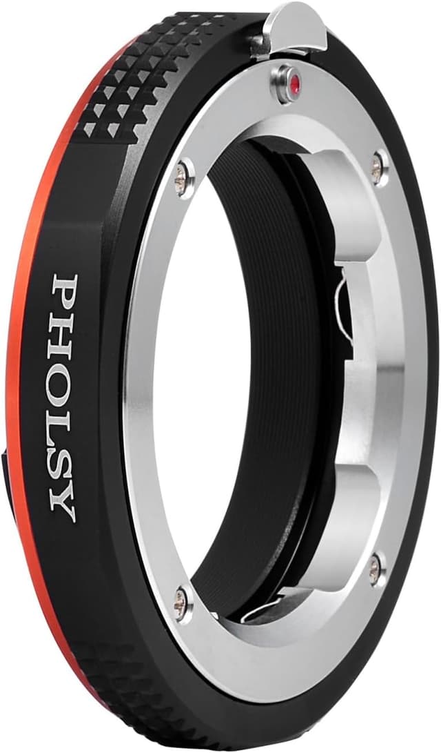 Detalle 2 de PHOLSY LM-auf-EF-M Objektivadapter für Leica M/Zeiss ZM/Voigtländer VM – kompatibel mit Canon EOS M (EF-M)