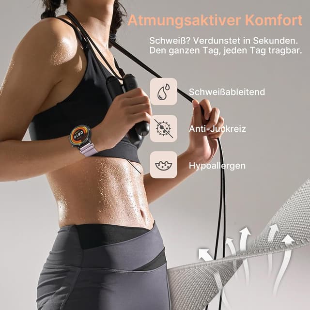 Thumbnail 4 de Fullmosa Wasserabweisend Nylon Armband 22mm