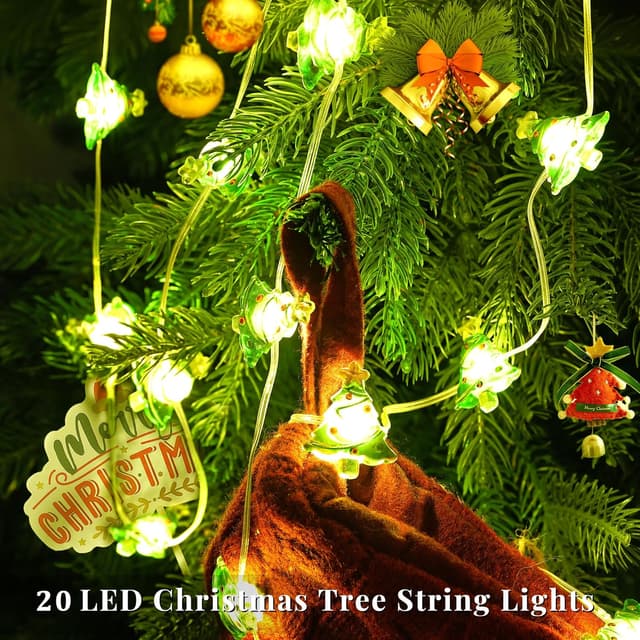 Thumbnail 3 de BrizLabs Guirnalda Navidad 🌟 20 LED Interior y Exterior