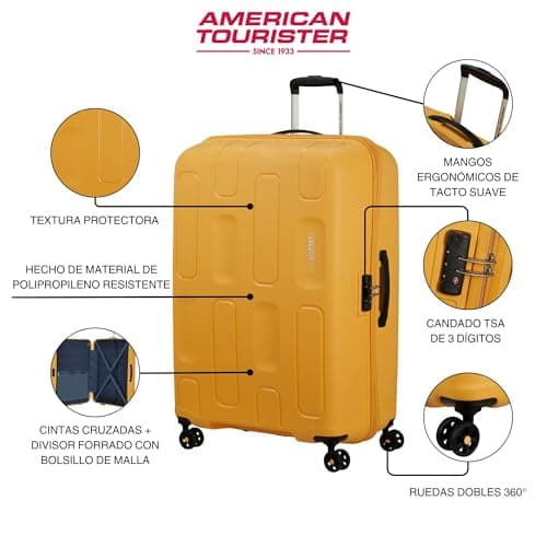 Detalle 2 de American Tourister Ellipso Spinner 55: maleta de mano rígida con cierre TSA y 4 ruedas (32 L)