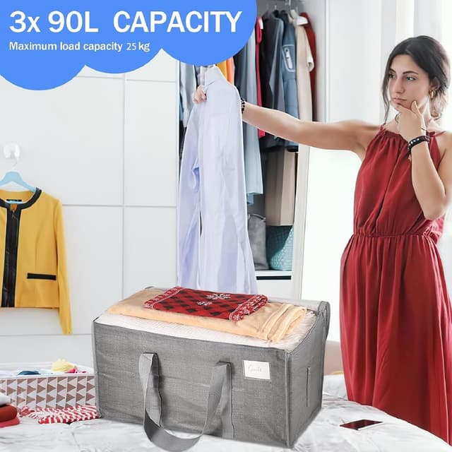 Thumbnail 5 de SUNNOW 3 Pack 90L Large Moving Bags