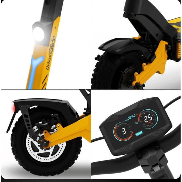 Thumbnail 3 de UrbanGlide Patinete Eléctrico 25km/h, 100km Autonomía, 2000W 🚀