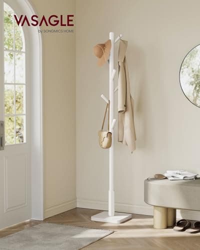 Thumbnail 1 de VASAGLE perchero árbol 8 ganchos RCR010W02