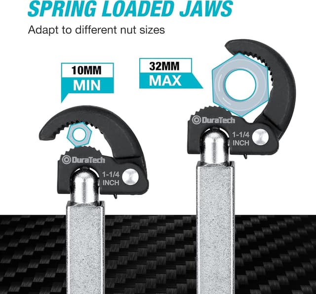 Thumbnail 2 de DURATECH Chiave telescopica per lavabo 10–32 mm, impugnatura 250–430 mm