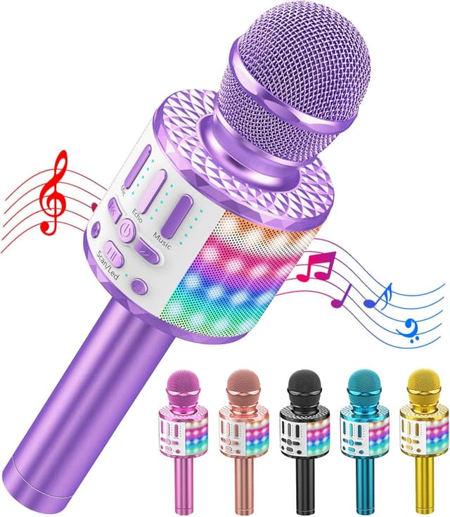 Imagen de Karaoke Mikrofon LED Bluetooth en OfertitasTOP