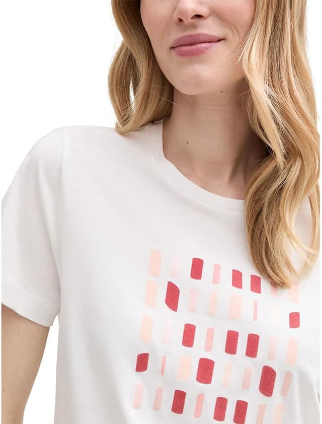 Detalle de TOM TAILOR 1045534 T-shirt da donna a maniche corte