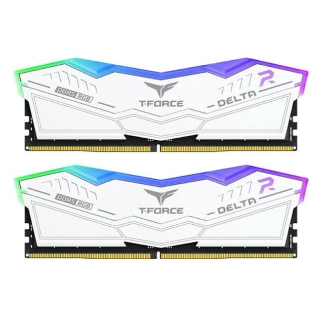 Detalle de team-group Delta White DDR5 32GB 6000 MHz