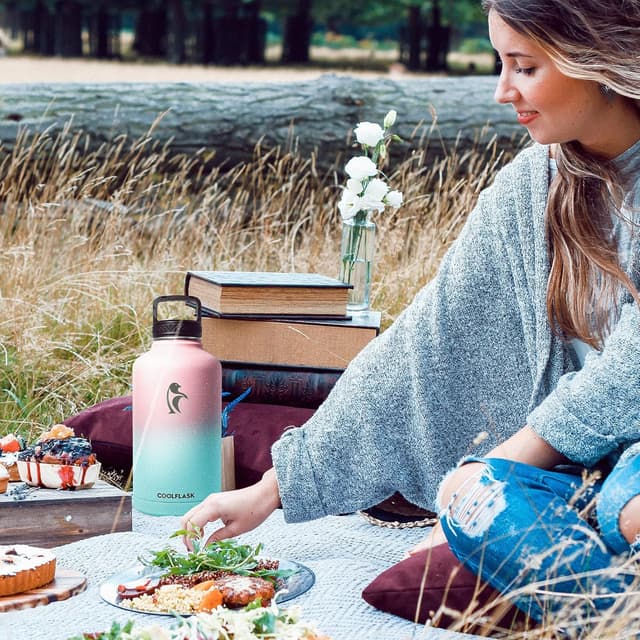 Thumbnail 6 de Coolflask Galaxy 64 oz Insulated Water Bottle