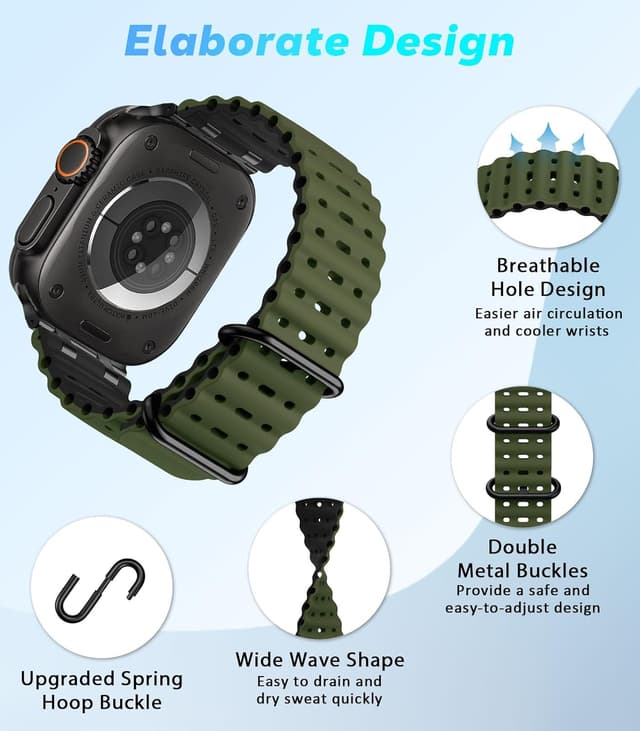 Thumbnail 4 de Astorgos Ocean Band for Apple Watch Ultra