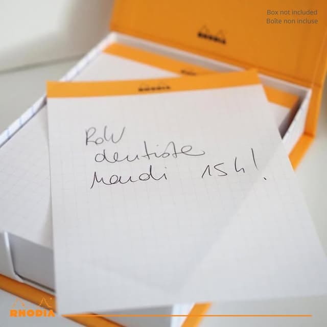 Detalle 2 de Rhodia 194048C Bloc N°13 A6 11,5×16 cm · 240 h 📕