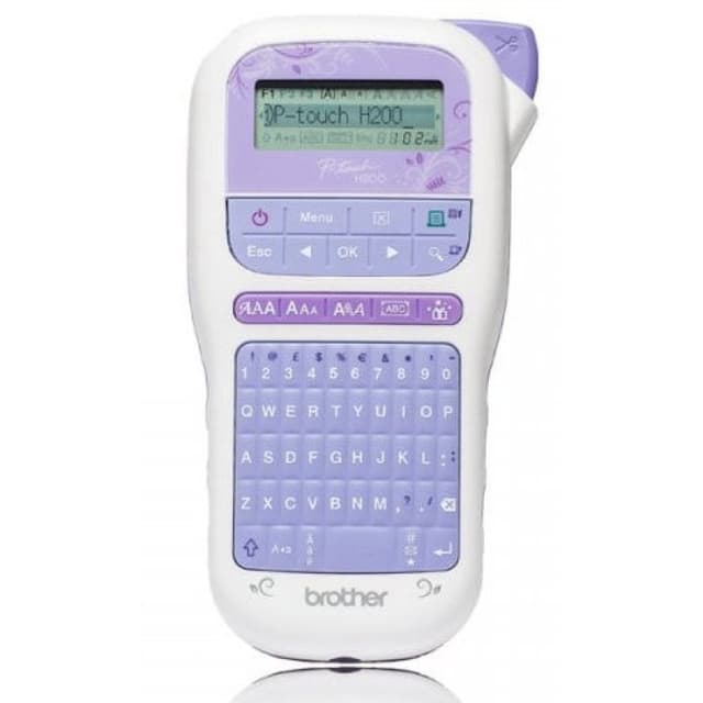 Detalle 2 de Brother PT-H200 Rotuladora electrónica lavanda/ blanca 12 mm