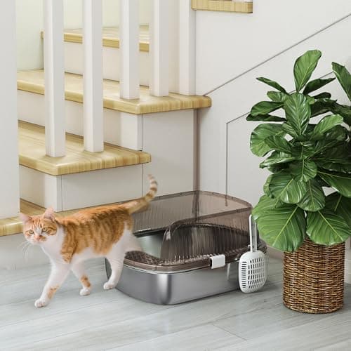 Thumbnail 5 de PawHut Arenero Cubierto para Gatos Extra Grande 🐾