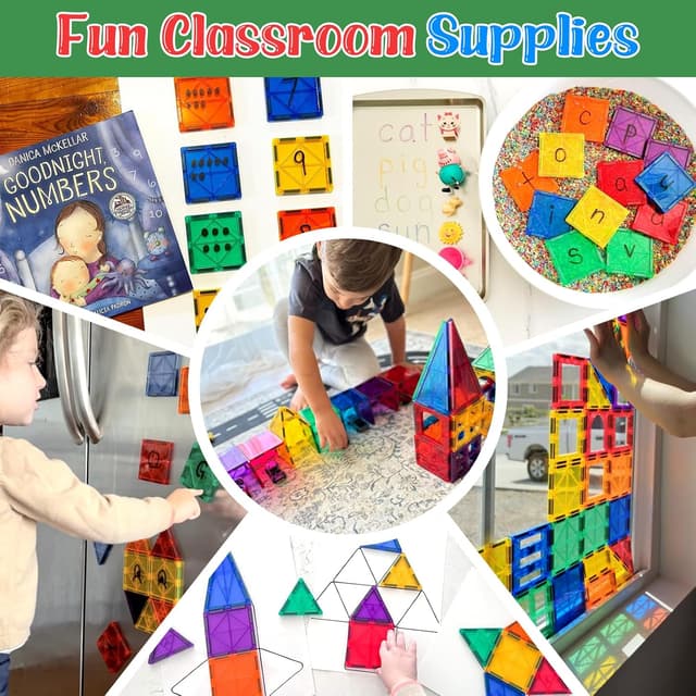 Thumbnail 6 de Coodoo Magnetic Tiles 36pcs Starter Set