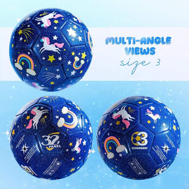 Thumbnail 3 de U&C Planet Unicornio Azul balón tamaño 3