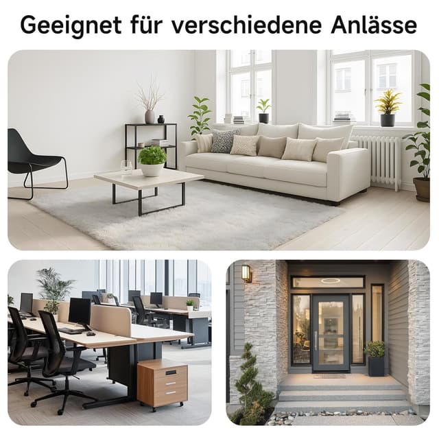 Thumbnail 6 de mVm Küchen-Mülleimer 45 Liter mit 3 Fächern (3×15 Liter) und Softclose