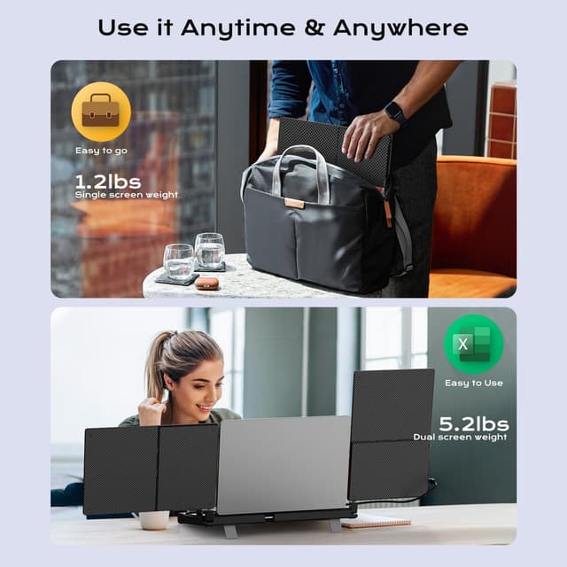 Thumbnail 5 de UK BONITOYS 14" Laptop Screen Extender FHD