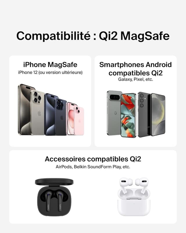 Thumbnail 5 de Belkin BoostCharge Pro 15W station de charge