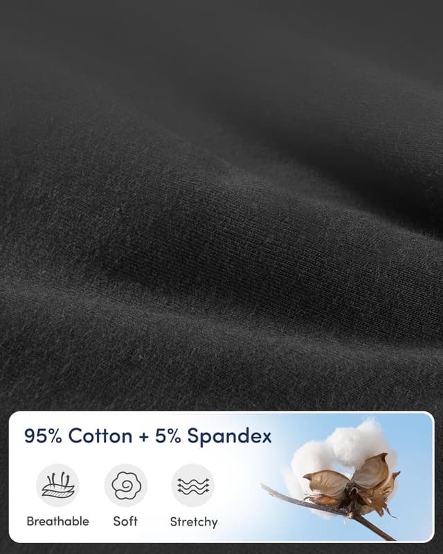 Detalle 2 de Domee Mädchen 3/4 Leggings Caprihose aus Baumwolle (3er-Pack)