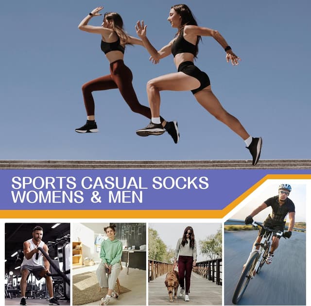 Thumbnail 6 de Stoeury Sports Ankle Socks 4 Pairs