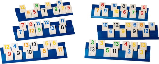 Detalle 2 de Aquamarine Games DO001 Rummy para 6 jugadores 🎲