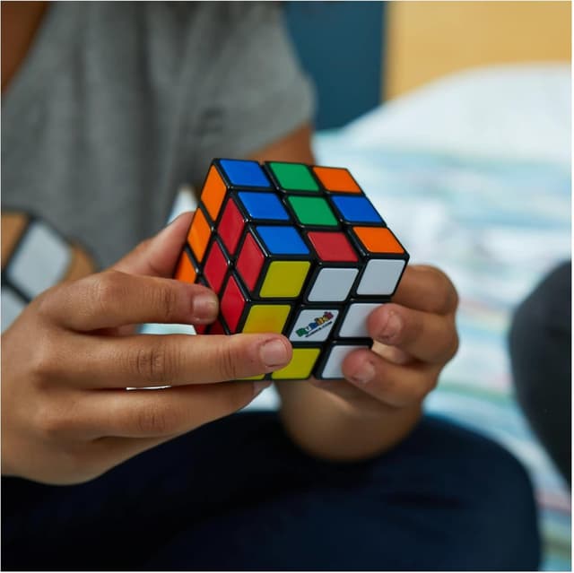 Detalle de Duo Pack Cubo di Rubik: Originale 3x3 e Mini 2x2, rompicapo a incastro e colori per adulti e bambini dagli 8 anni in su