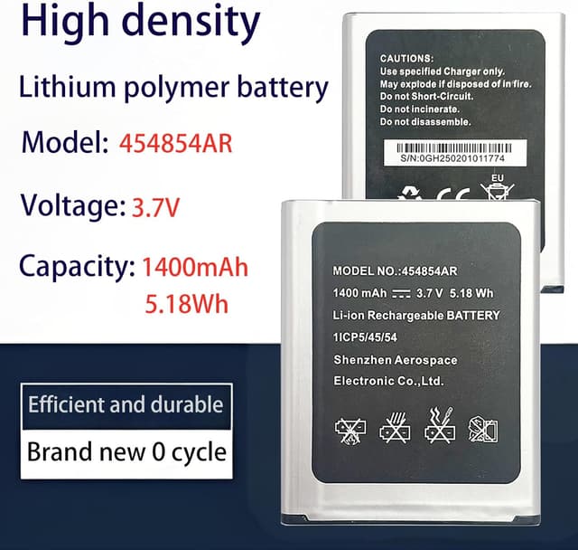 Detalle de Aousavo Batteria di ricambio 454854AR