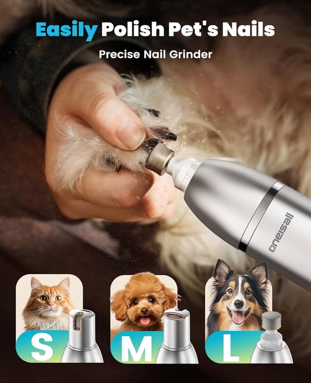 Thumbnail 4 de oneisall Dog Clippers Grooming Kit 4-in-1 — Cordless trimmer for pets ✂