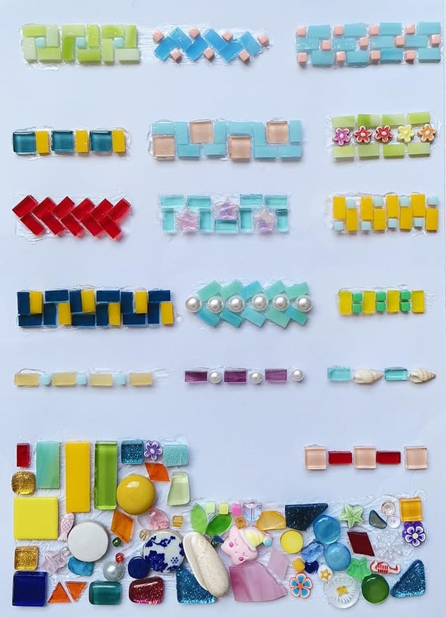 Thumbnail 4 de Mosaik-Buntglasstreifen 200 g Bastelglas 🎨