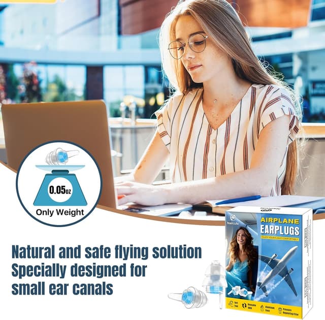 Thumbnail 5 de Naiicute Ohrstöpsel Flugzeuge 25 dB