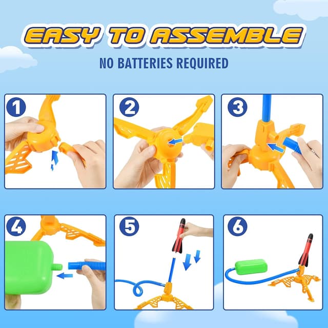 Thumbnail 5 de SAITCPRY Toy Rockets for Ages 3–9 🚀