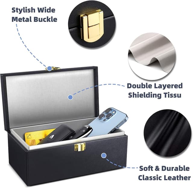 Detalle 2 de Samfolk Keyless Go Schutzbox 20×11×9 cm 🔐