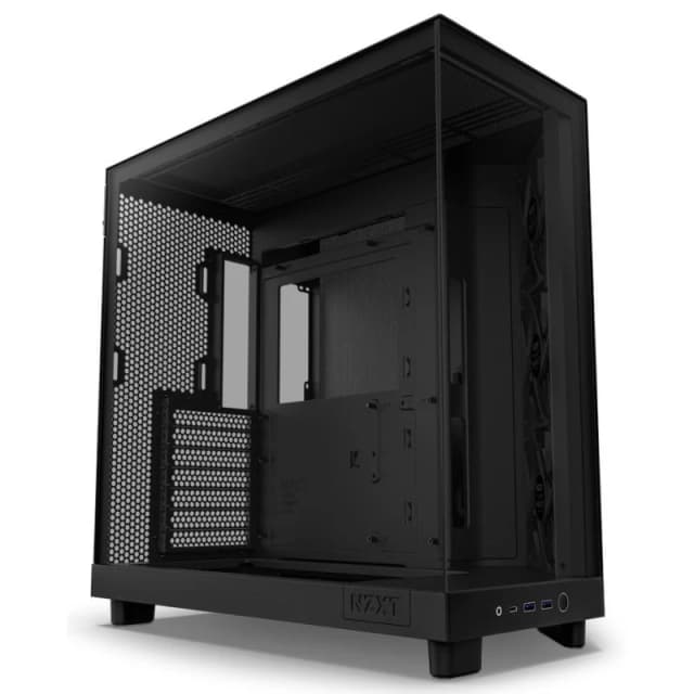 Detalle de Nzxt H6 Flow Mid Tower con cristal templado
