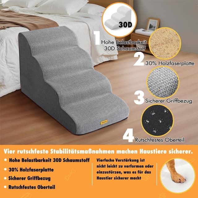 Thumbnail 2 de Gimars Extra Breite Stabile 30D Hundestufen