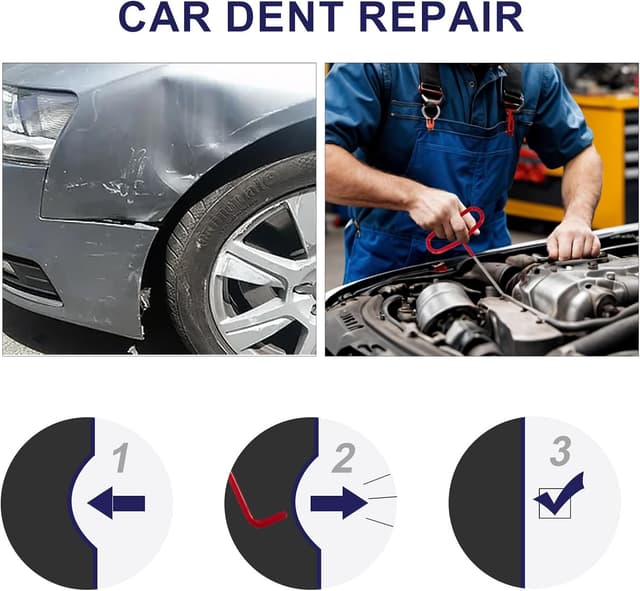 Detalle de Ricenp Stainless Steel Pin Puller Tool Set (16-Piece) with 68-Inch Extractor