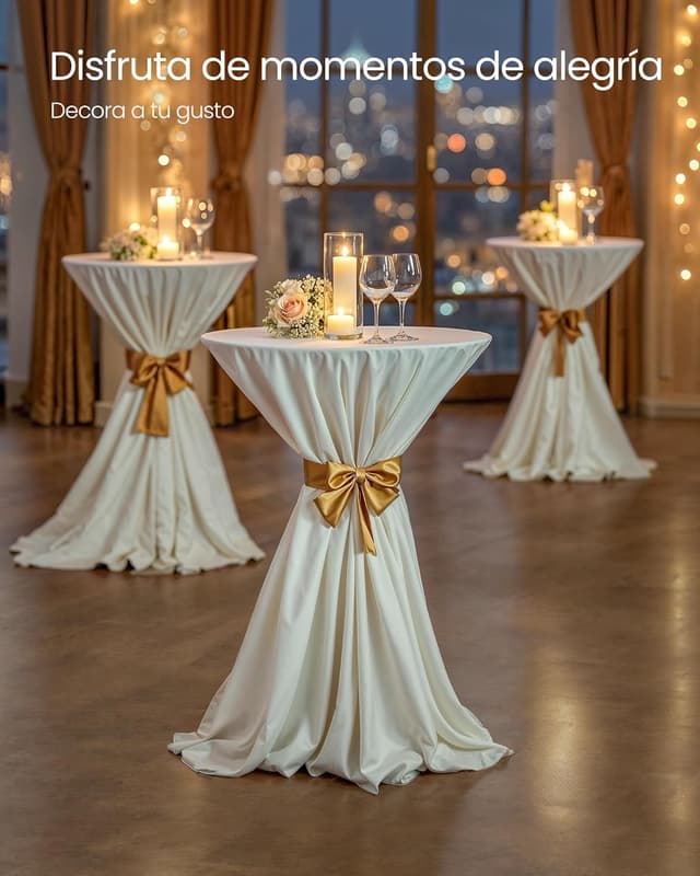 Thumbnail 5 de VASAGLE Mesa de Bar redonda 60 cm