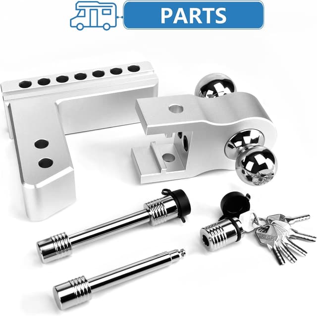 Thumbnail 4 de Tlvuvmo Adjustable Trailer Hitch 18,500 LBS 🚚