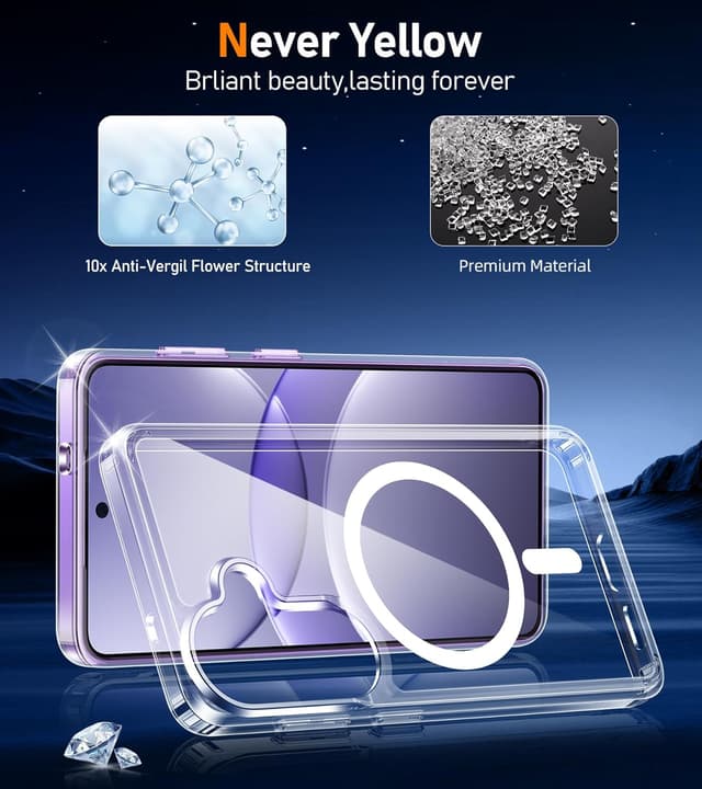 Detalle de Samsung Galaxy S26 magnetic case 6.3in